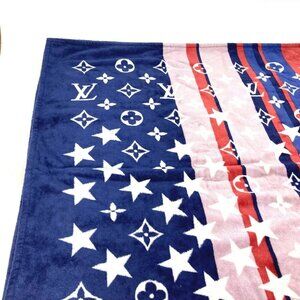 LOUIS VUITTON Bath towel Interior Throw Blanket Star Beach towel